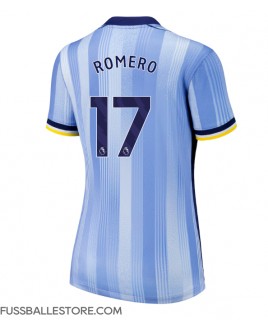 Günstige Tottenham Hotspur Cristian Romero #17 Auswärtstrikot Damen 2024-25 Kurzarm